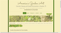 Desktop Screenshot of americasgardenart.com
